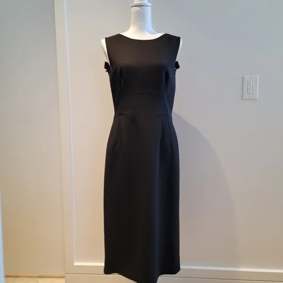 women's mini black dress LoveShackFancy Deanna Halter Dress in Black